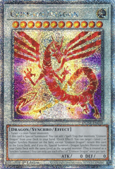 Crimson Dragon -- DUNE-EN038 -- Quarter Century Secret Rare - 1st Edition